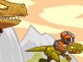 Побег всадника на динозавре